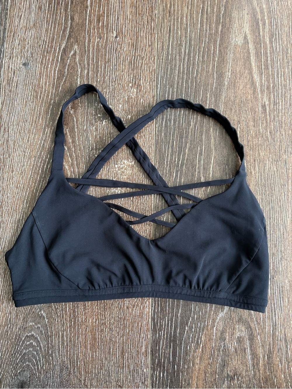 Lululemon Laced With Intent Black Bra Size 2